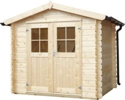 Abri De Jardin En Bois Double Pente Falun 2.5 X 2.5 M