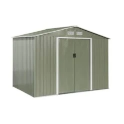 Abri De Jardin Métal Vert / Blanc 5,29m²