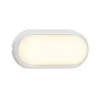 Nordlux Applique Murale LED D'extérieur Moderne Ovale Blanche Avec IP 54 élevé