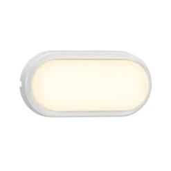 Nordlux Applique Murale LED D'extérieur Moderne Ovale Blanche Avec IP 54 élevé