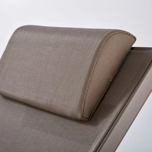 Bain De Soleil En Aluminium Et Toile Plastifiée Taupe – Image 4