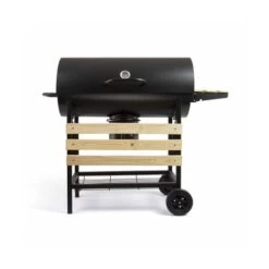 LIVOO Barbecue à Charbon Baril En Bois Noir