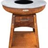 Barbecue Brasero En Acier Zelos Hauteur 87 Cm Diamètre 102 Cm