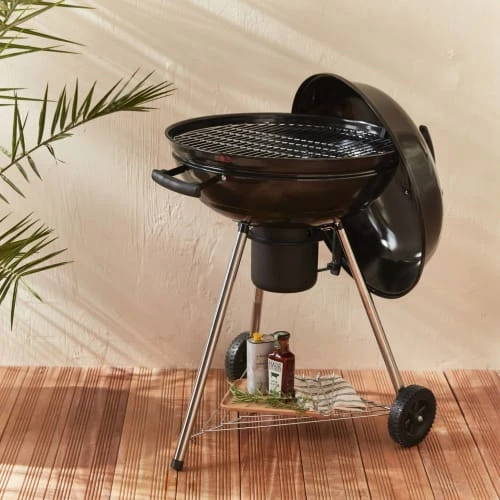 Barbecue Charbon De Bois ⌀57cm Georges Noir Récupérateur De Cendres – Image 2