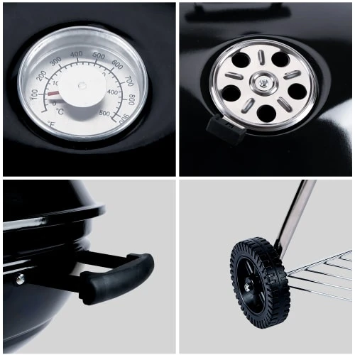 Barbecue Charbon De Bois ⌀57cm Georges Noir Récupérateur De Cendres – Image 5