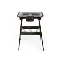 LIVOO Barbecue électrique Sur Pieds En Métal Noir