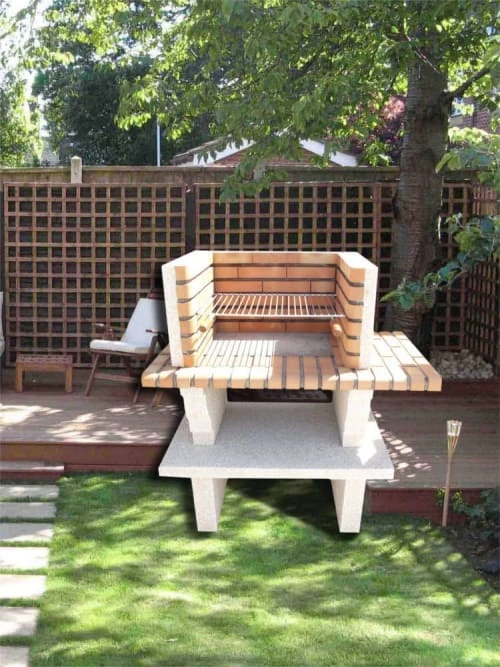 Barbecue En Pierre Reconstituée Et Brique Cartaxo – Image 2