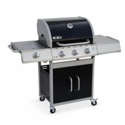 Barbecue Gaz En Inox Noir 14kw