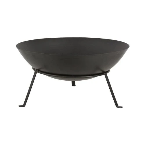 Brasero Rond En Métal Sur Pied 49,5 X 24,5 Cm – Image 3