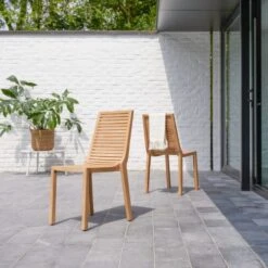 Chaise De Jardin En Teck Massif