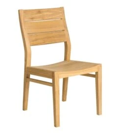 Chaise Repas Dossier Haut En Bois Jaune