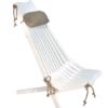 Chilienne Eco Avec Coussin Bouleau - Peint En Blanc
