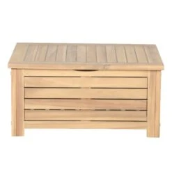 Coffre De Jardin En Bois D'acacia 60x45x29 Cm