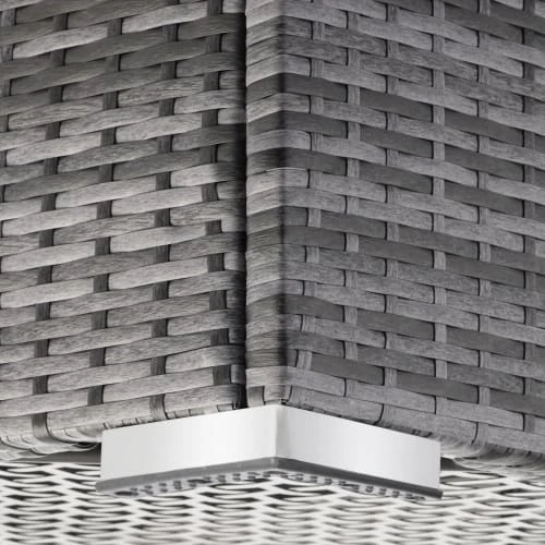 Coffre De Jardin Oslo Structure En Aluminium 145x82,5x79,5cm Gris – Image 4