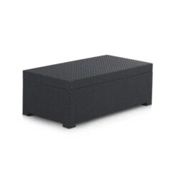 Coffre De Rangement En Résine Recyclée Graphite