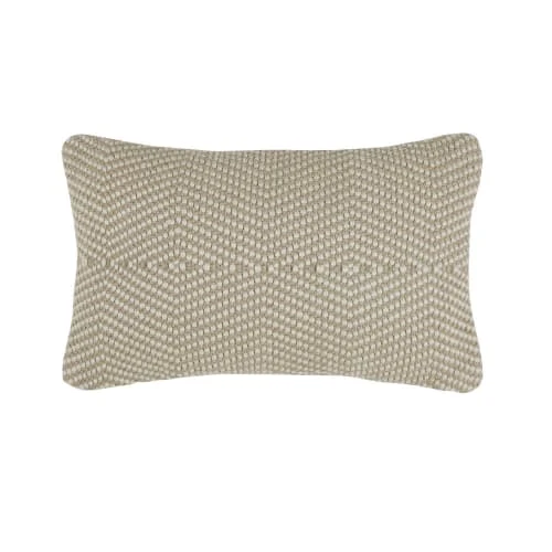 Coussin D'extérieur Tissé Beige 30x50
