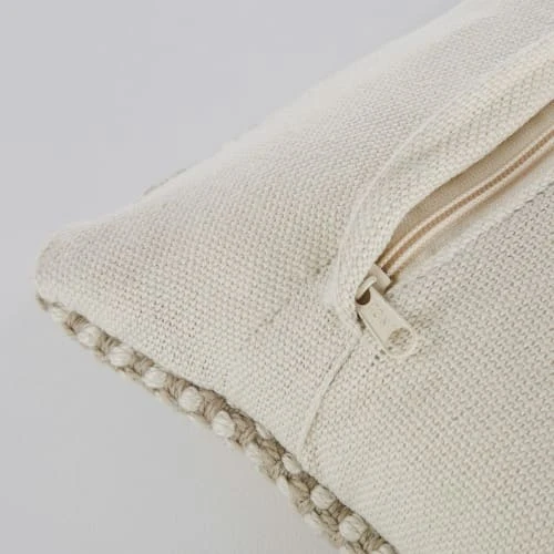 Coussin D'extérieur Tissé Beige 30x50 – Image 3