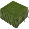 Dalle Amortissante Effet Gazon 50 X 50 Cm Lot De 8