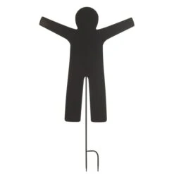 Décoration Jardin En Métal Noir Grande Taille L58cm X L1cm X H100cm