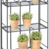 ESSCHERT DESIGN Etagère Pliante à Plantes Arabesques Droite 3 Niveaux