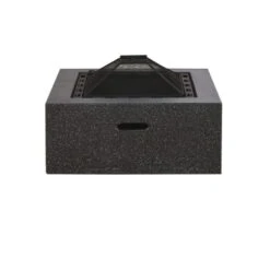 Feu D'extérieur Noir Et Gris Anthracite 70x42