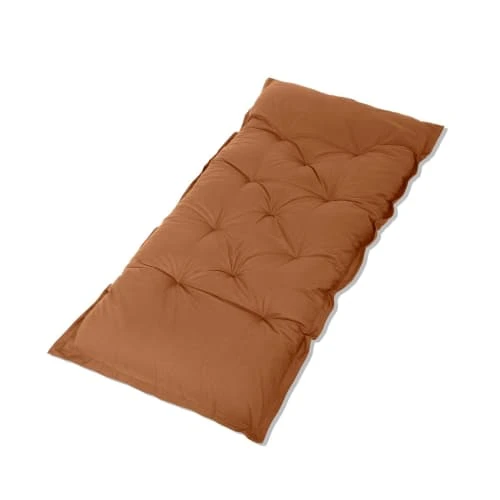 Futon Xxl Matelas De Sol 195x100cm En Polyester Rouille