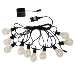 Guirlande Lumineuse Extérieur Connectable Plastique Noir