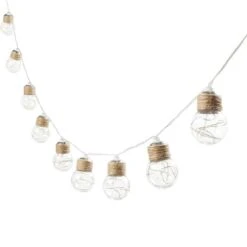 Guirlande Lumineuse Plastique Beige 4.8M