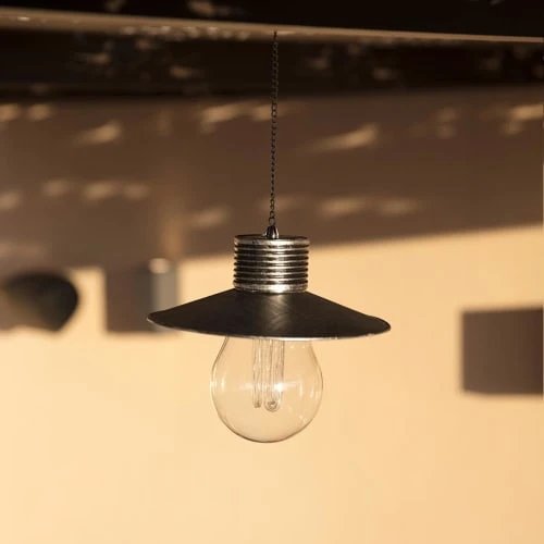 Lot De 2 Suspensions Solaires Métal Transparent H40cm – Image 2