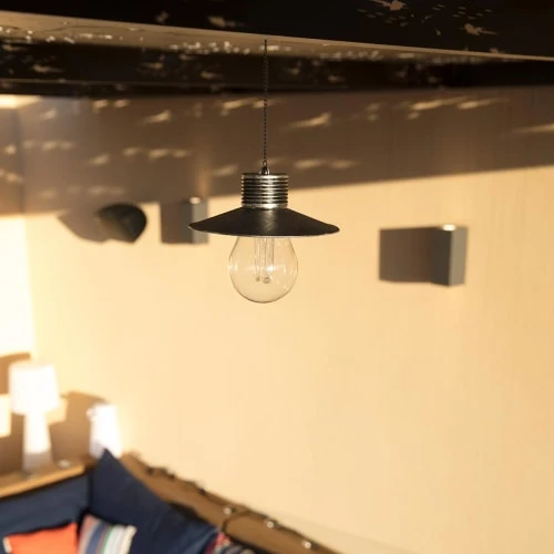 Lot De 2 Suspensions Solaires Métal Transparent H40cm – Image 3