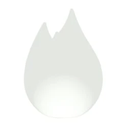 Lumière Pour Extérieur Led En Résine Recyclable Neutre D50cm