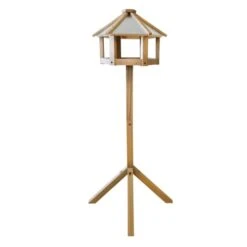 ESSCHERT DESIGN Mangeoire Sur Pied En Chêne