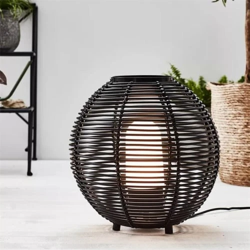 Markslöjd MARKSLÖJD - Lampe à Poser D'extérieur Plastique Verre L40cm Noir – Image 2