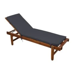 Matelas Bain De Soleil Outdoor Coloré Polyester Anthracite 190 X 60
