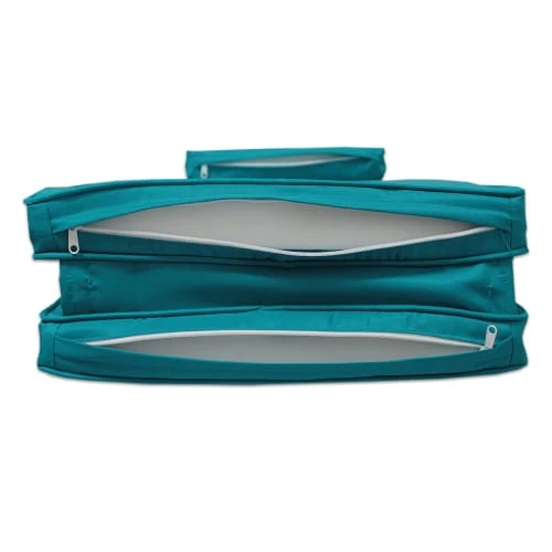 Matelas Bleu Canard Pour Chaise Longue – Image 3