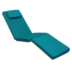 Matelas Bleu Canard Pour Chaise Longue