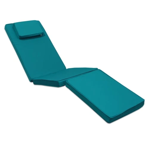 Matelas Bleu Canard Pour Chaise Longue