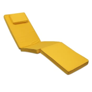 Matelas Bleu Canard Pour Chaise Longue – Image 5