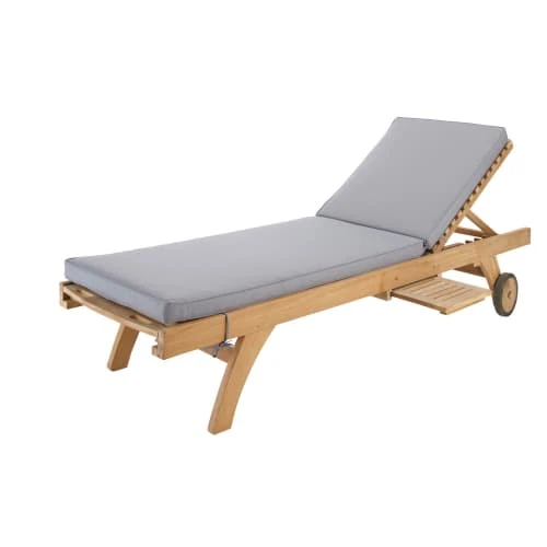 Matelas Pour Bain De Soleil Gris – Image 2