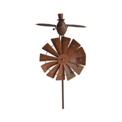 Moulin De Jardin En Fer Prof Birdy