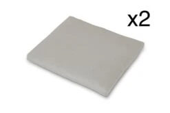 Pack 2 Coussins De Chaise De Jardin Beige