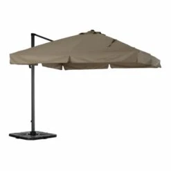 Parasol Déporté Inclinable Marron D3m