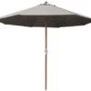 Parasol En Bois 300 Cm Avec Manivelle Holly Gris