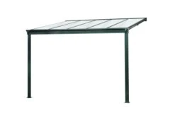 Pergola En Polycarbonate Et Aluminium Gris Anthracite