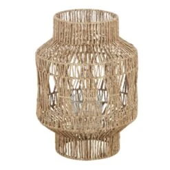 Photophore En Jute Marron