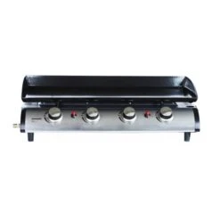Plancha Au Gaz 4 Feux, Porthos 4 Brûleurs, 10 Kw Barbecue Grande