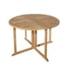 Table De Jardin Pliante 4/5 Personnes En Bois Teck