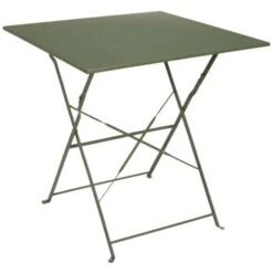 Table De Jardin Pliante En Métal Palerme Kaki