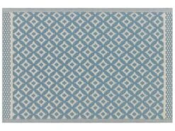 Tapis En Matériaux Synthétiques Bleu 180x120cm