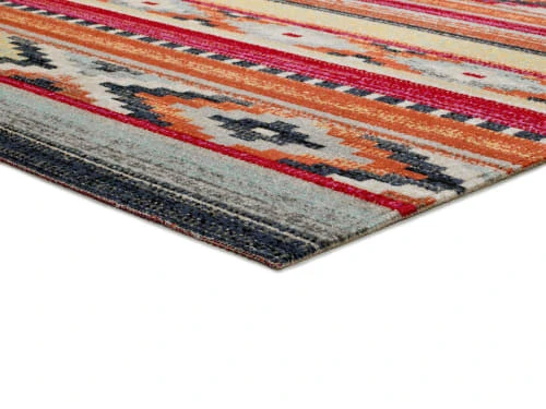 Tapis Ethnique Multicolore Pour Extérieur/intérieur, 160X230 Cm – Image 3